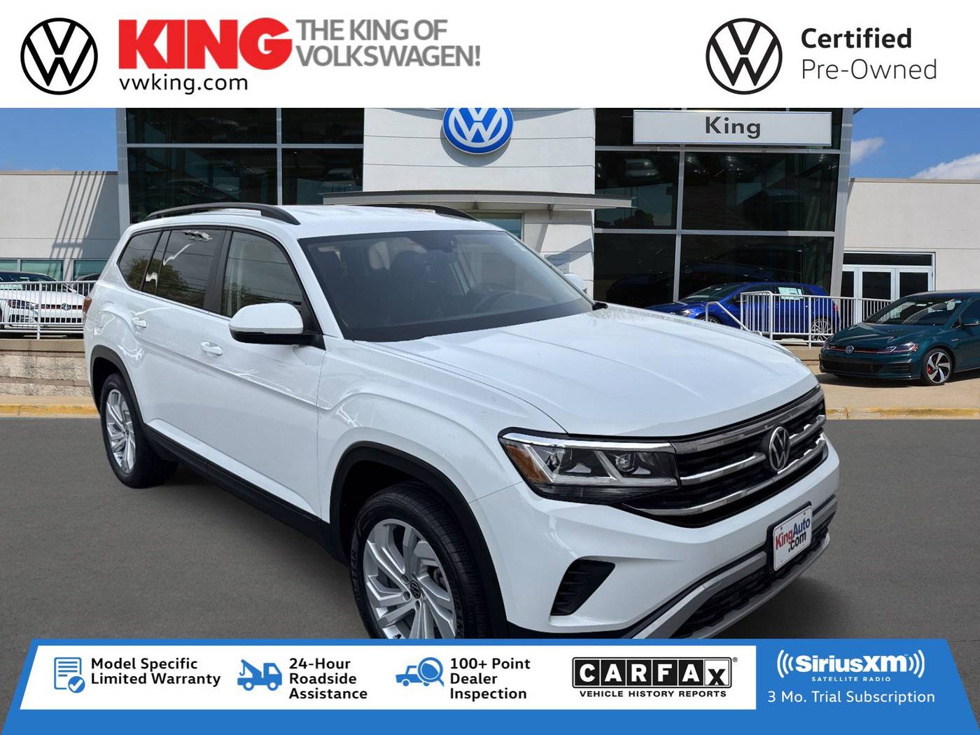 2022 Volkswagen Atlas SE with Technology — SUV — 36,943 mi — Gaithersburg, MD