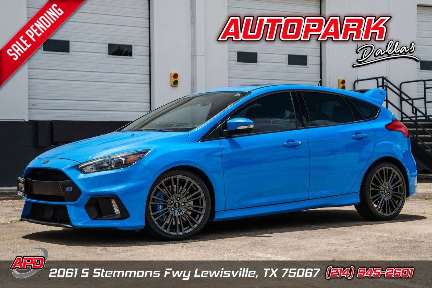 2017 Ford Focus RS — Hatchback — 71,105 mi — Lewisville, TX