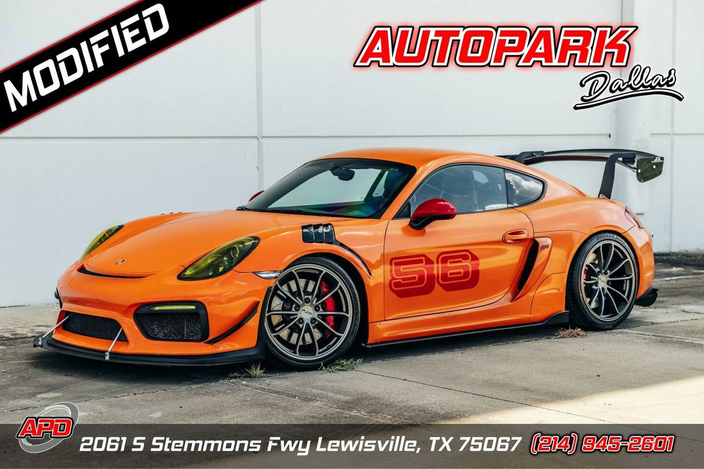 2016 Porsche Cayman GT4 — Coupe — 73,102 mi — Lewisville, TX