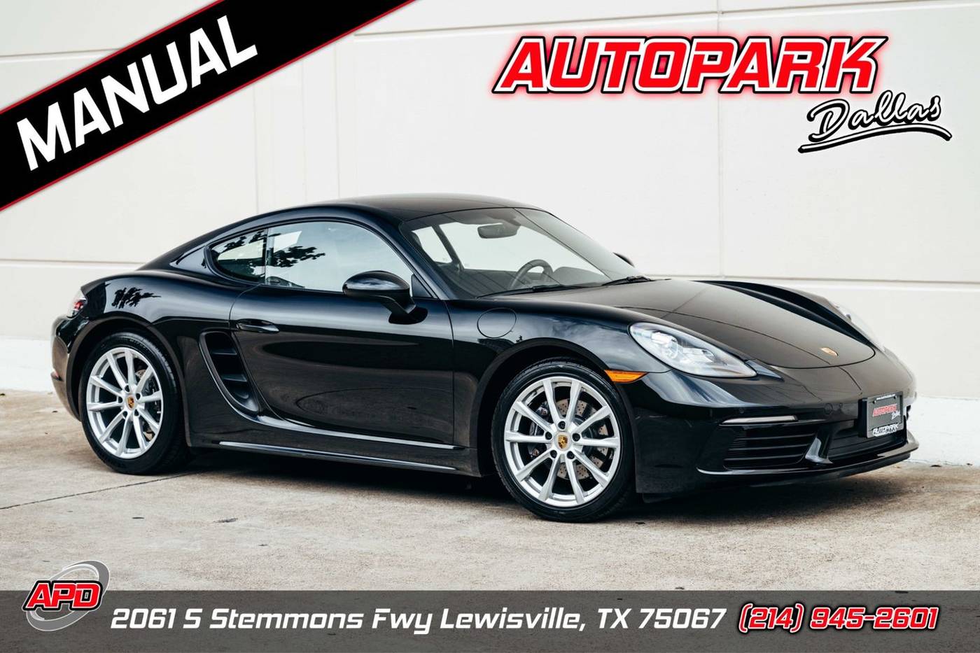 2017 Porsche 718 Cayman Standard — Coupe — 23,241 mi — Lewisville, TX