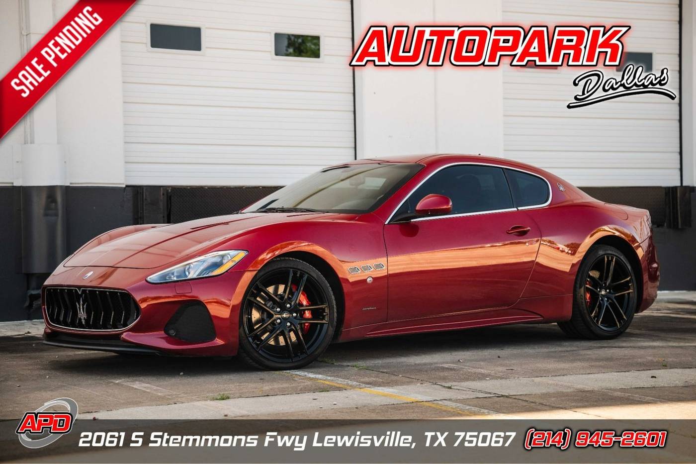 2018 Maserati GranTurismo Sport — Coupe — 20,888 mi — Lewisville, TX