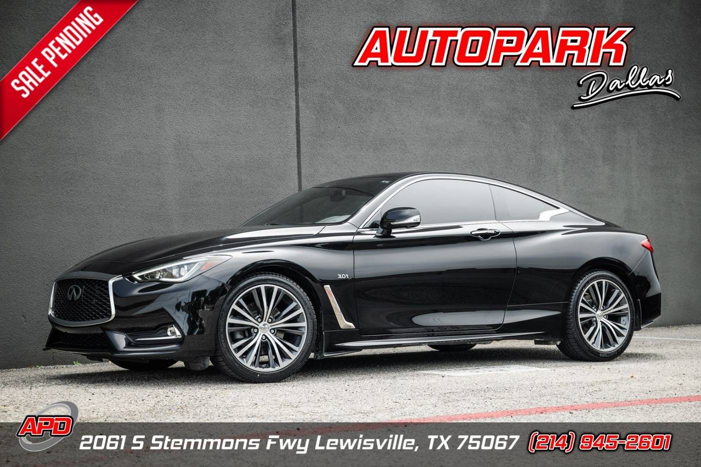 2018 INFINITI Q60 3.0t LUXE — Coupe — 51,209 mi — Lewisville, TX