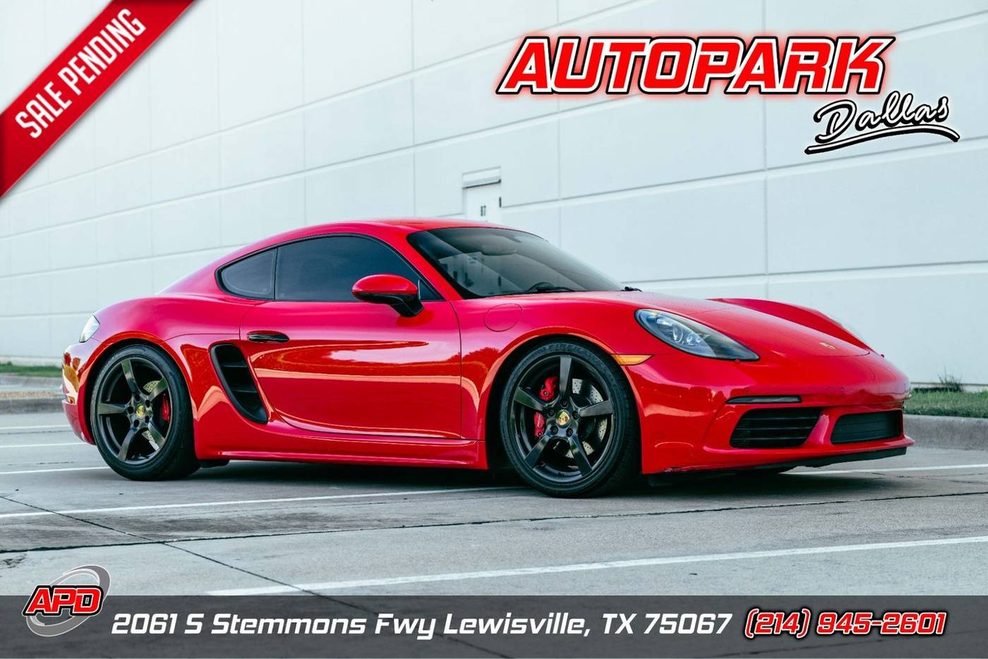 2019 Porsche 718 Cayman S — Coupe — 62,606 mi — Lewisville, TX