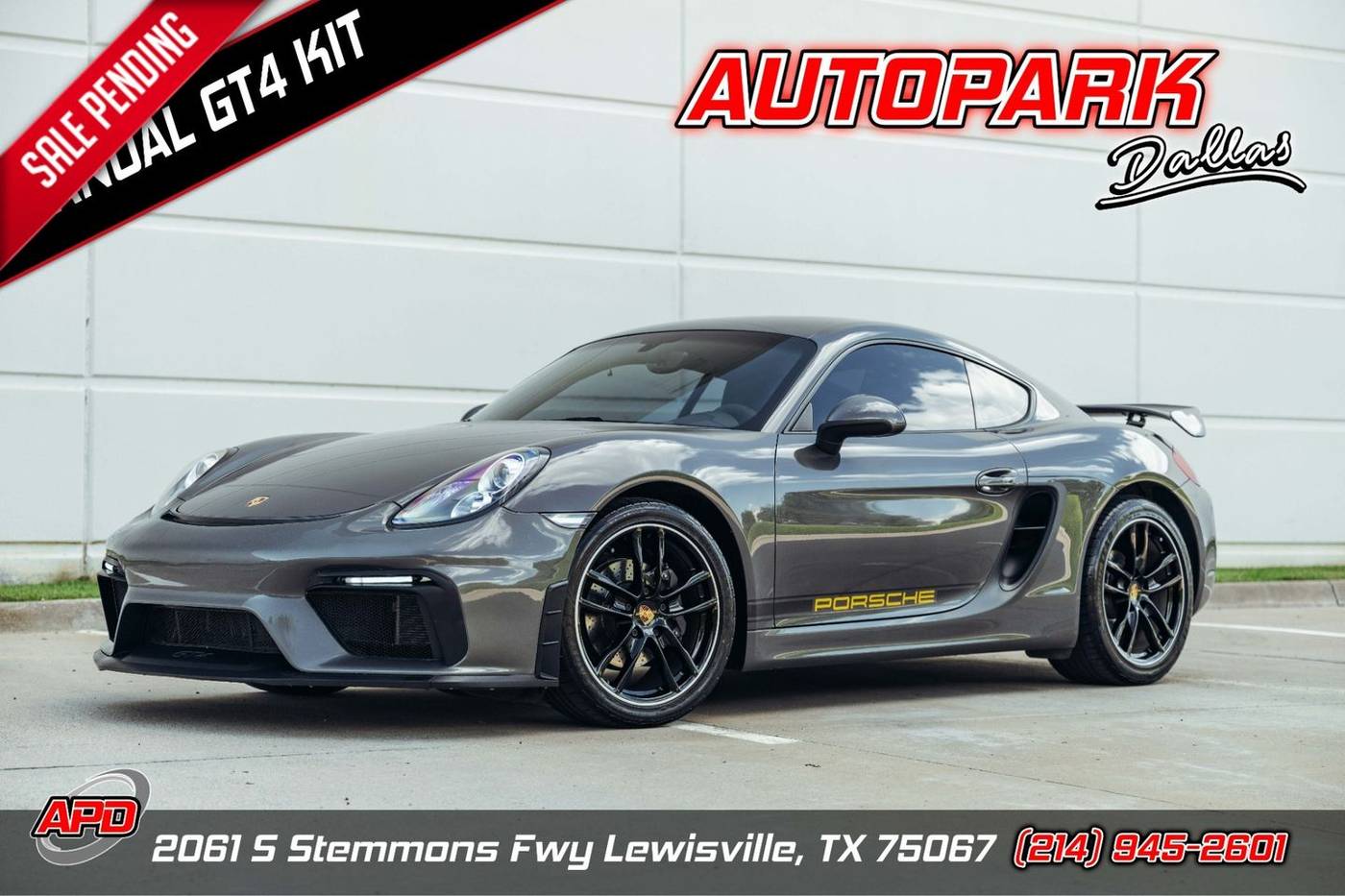 2016 Porsche Cayman Standard — Coupe — 7,888 mi — Lewisville, TX