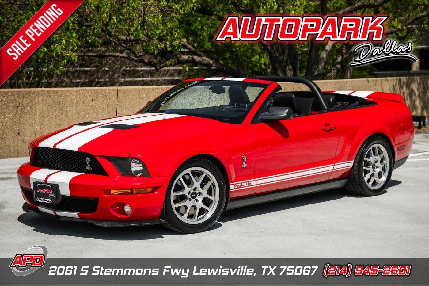 2007 Ford Mustang Shelby GT500 — Convertible — 61,404 mi — Lewisville, TX