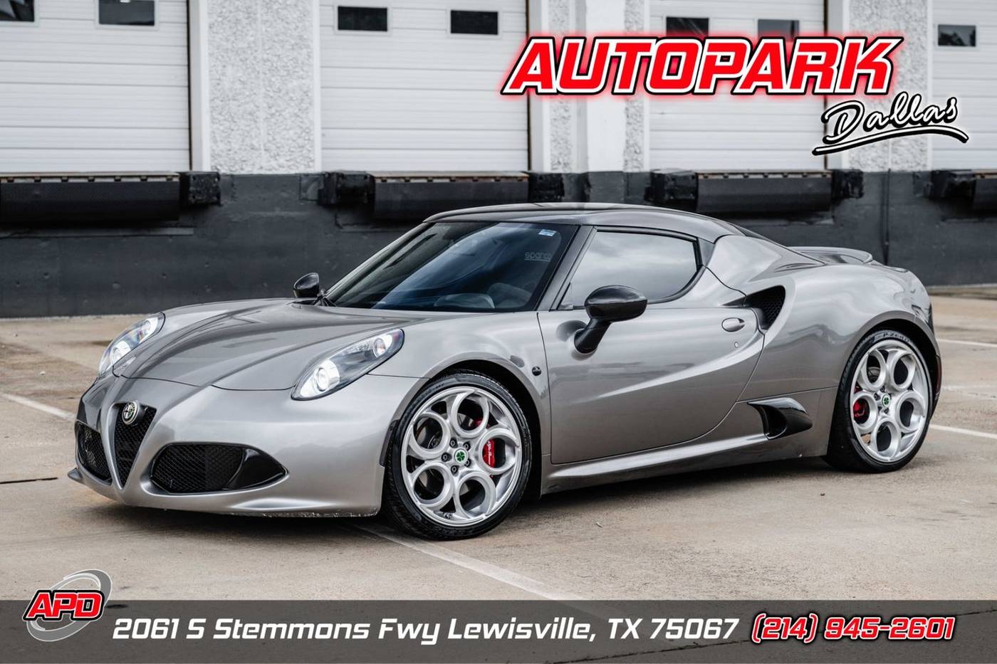 2015 Alfa Romeo 4C Coupe — Coupe — 22,128 mi — Lewisville, TX