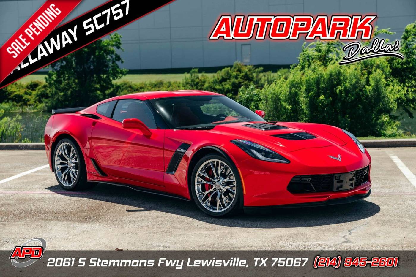 2017 Chevrolet Corvette Z06 3LZ — Coupe — 9,833 mi — Lewisville, TX