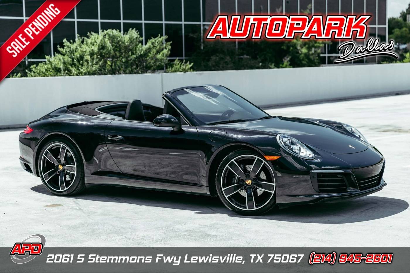 2017 Porsche 911 Carrera — Convertible — 30,577 mi — Lewisville, TX