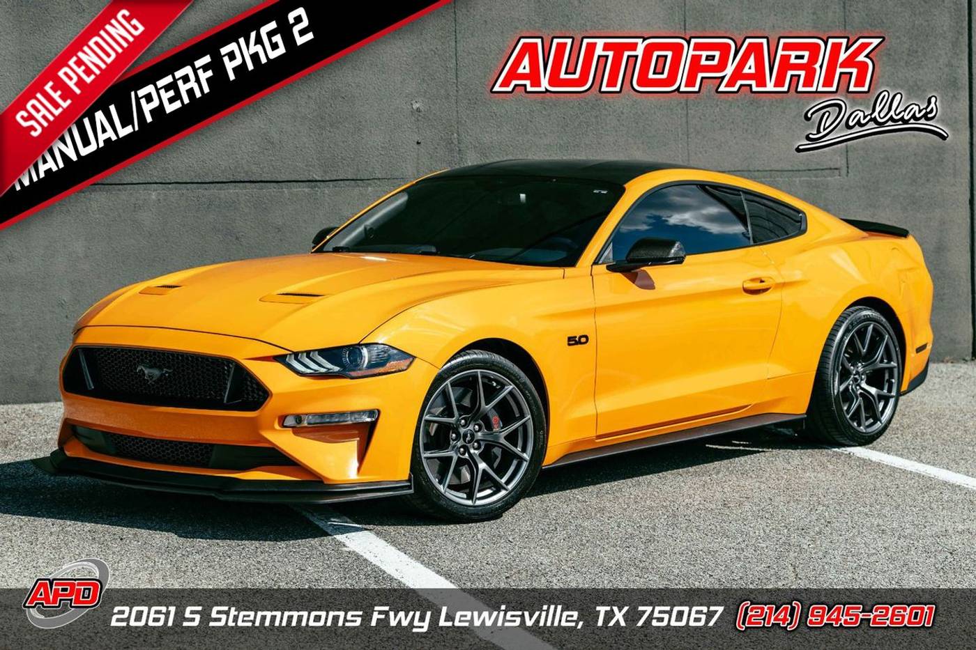 2019 Ford Mustang GT Premium — Coupe — 13,368 mi — Lewisville, TX