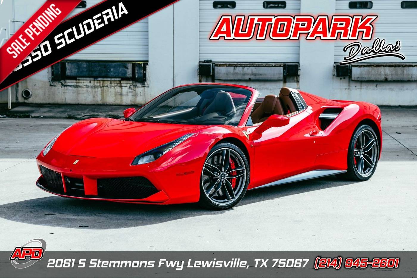 2016 Ferrari 488 Spider — Convertible — 29,927 mi — Lewisville, TX