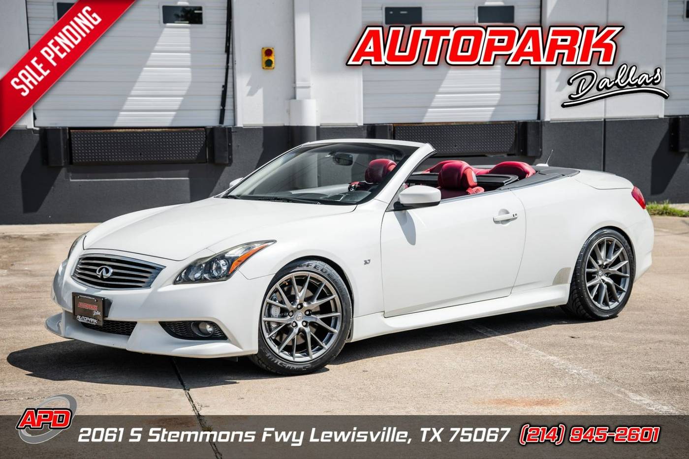 2015 INFINITI Q60 IPL — Convertible — 38,208 mi — Lewisville, TX