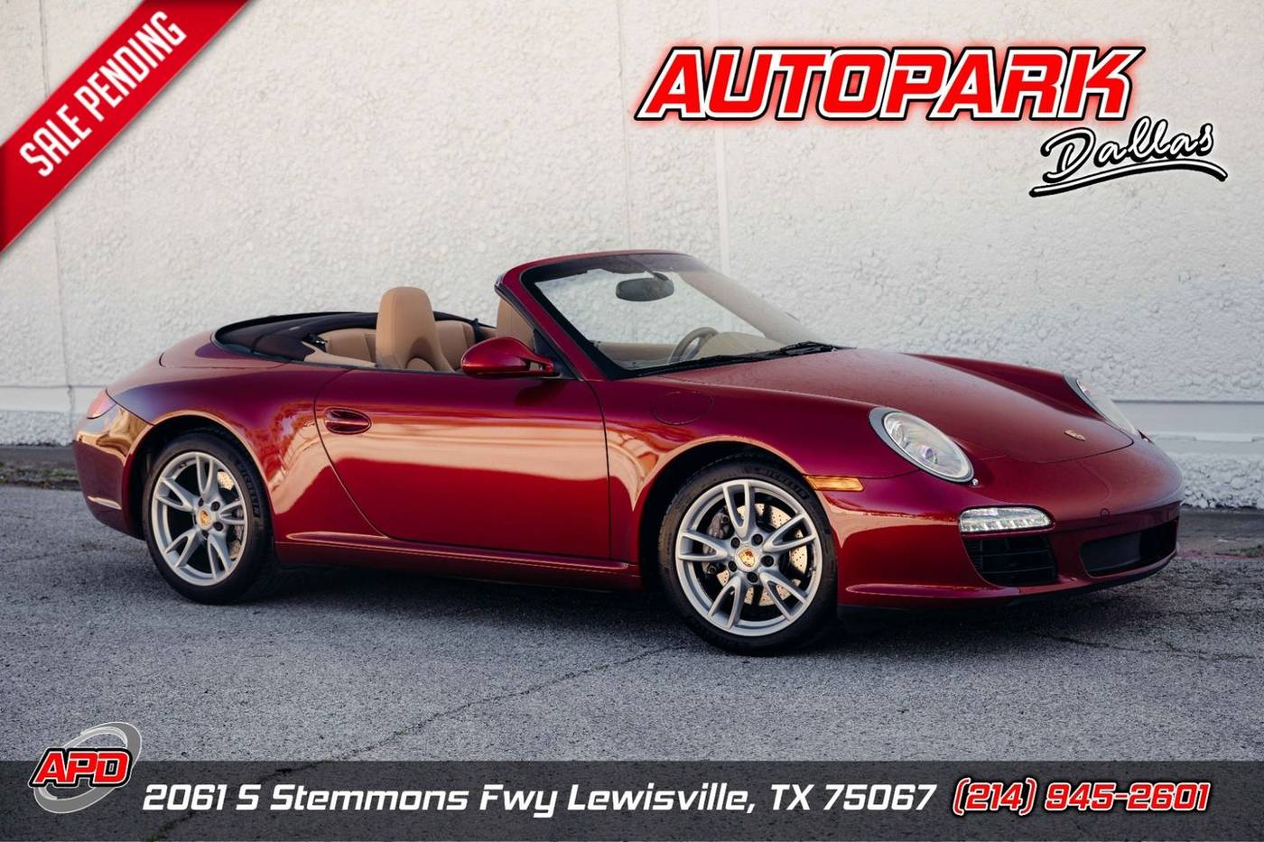 2009 Porsche 911 Carrera — Convertible — 54,577 mi — Lewisville, TX