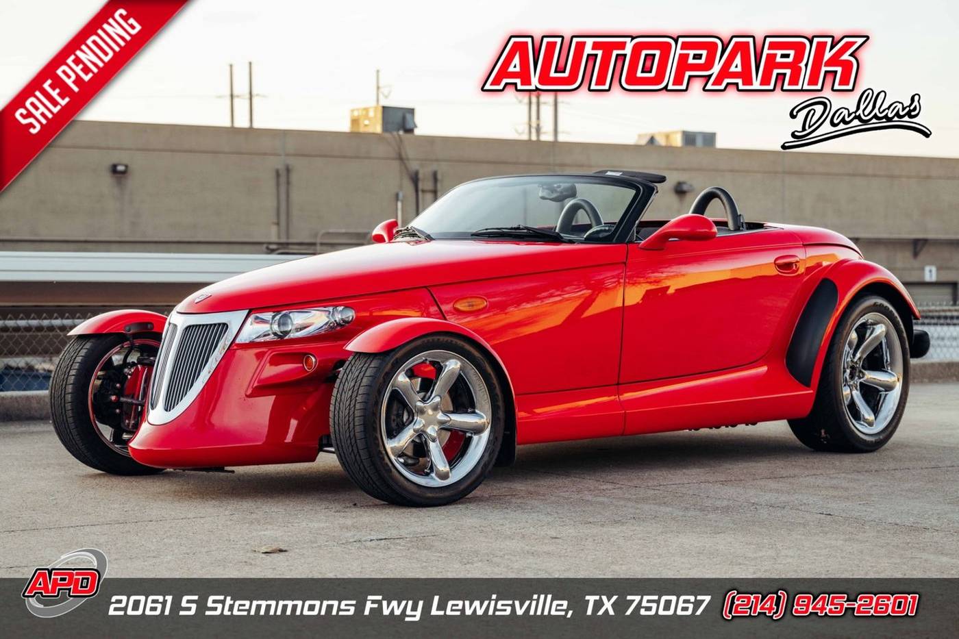 2000 Plymouth Prowler Base — Convertible — 16,226 mi — Lewisville, TX