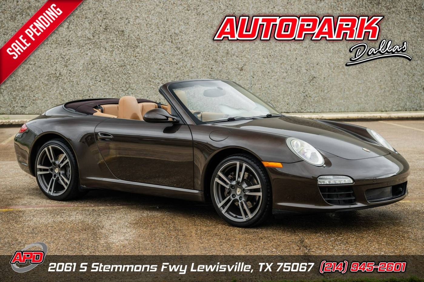 2011 Porsche 911 Carrera — Convertible — 55,586 mi — Lewisville, TX