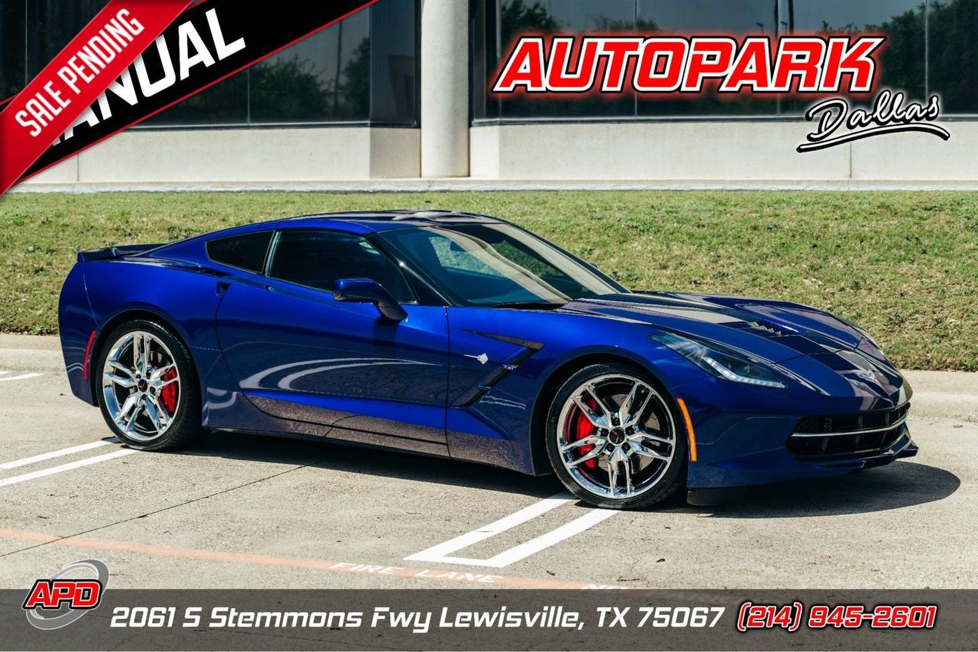 2016 Chevrolet Corvette Z51 2LT — Coupe — 56,078 mi — Lewisville, TX