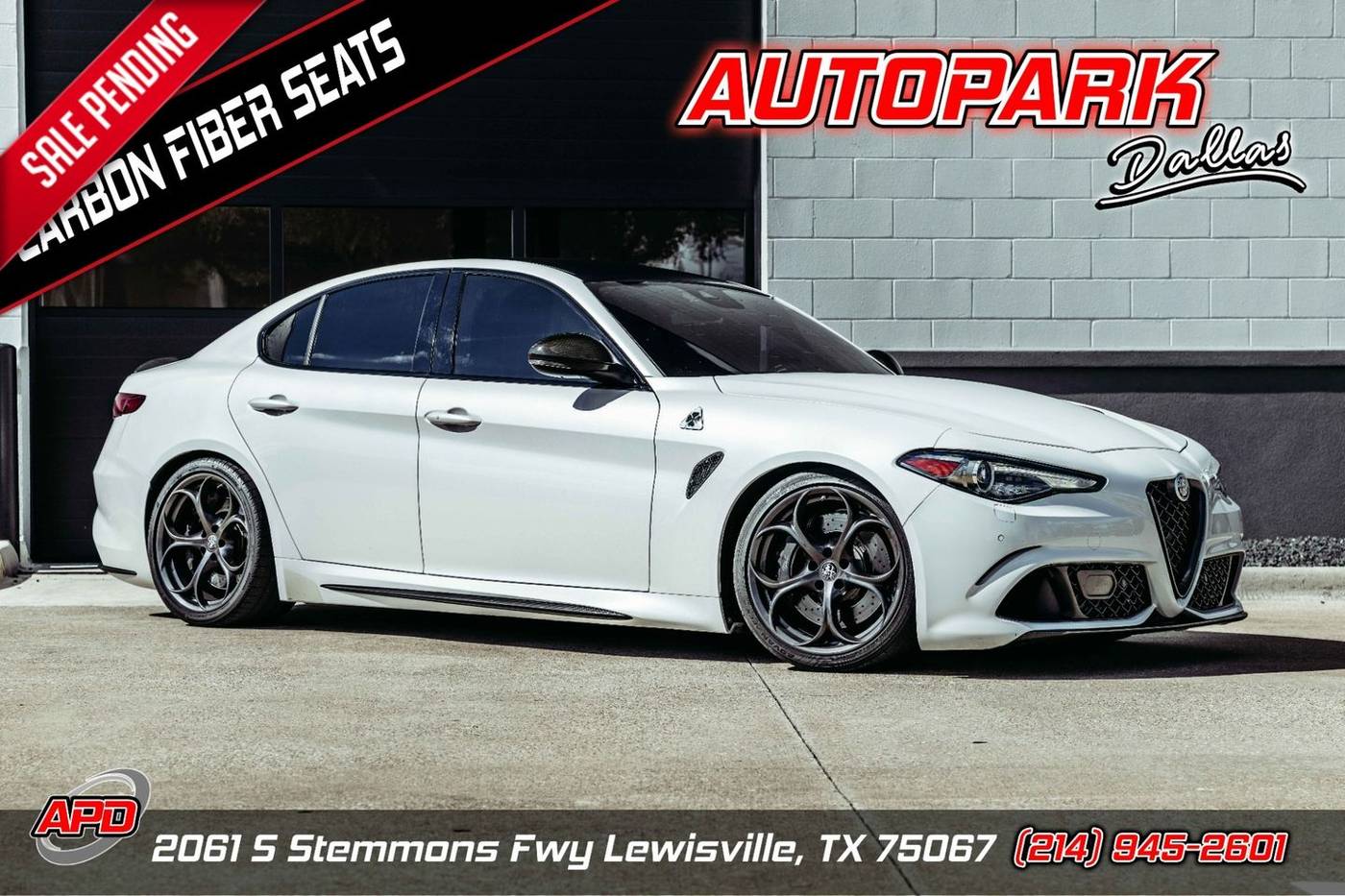 2017 Alfa Romeo Giulia Quadrifoglio — Sedan — 48,790 mi — Lewisville, TX