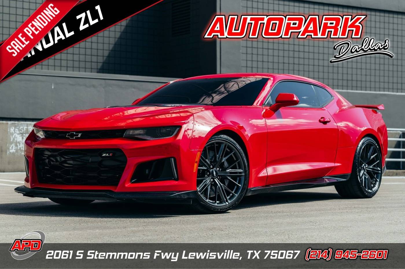 2017 Chevrolet Camaro ZL1 — Coupe — 52,815 mi — Lewisville, TX