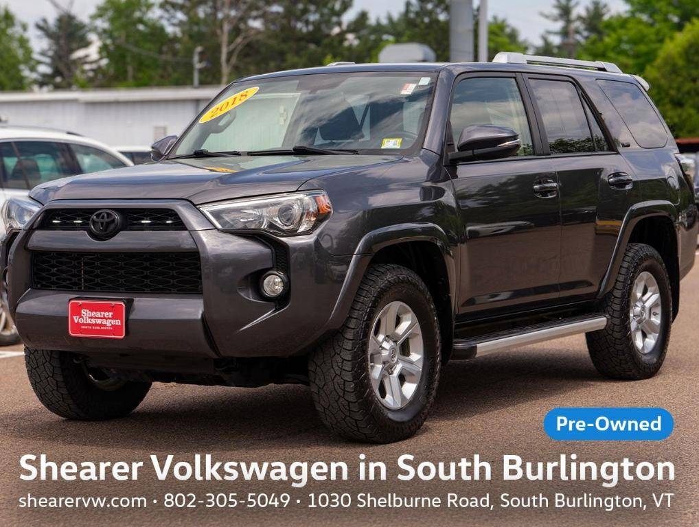 2018 Toyota 4Runner SR5 — SUV — 92,405 mi — South Burlington, VT