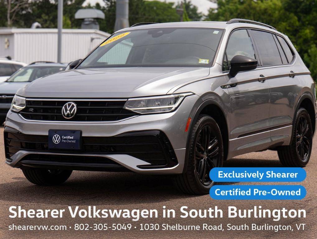 2022 Volkswagen Tiguan SE R-Line Black — SUV — 29,031 mi — South Burlington, VT