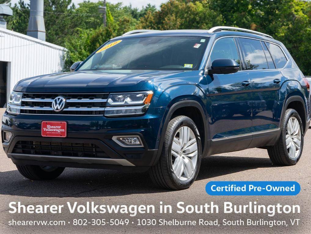 2018 Volkswagen Atlas SEL Premium — SUV — 74,522 mi — South Burlington, VT