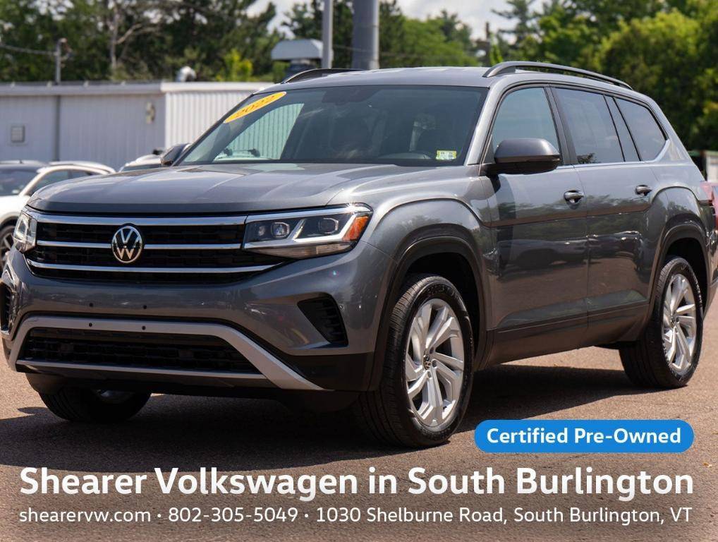 2022 Volkswagen Atlas SE with Technology — SUV — 36,332 mi — South Burlington, VT