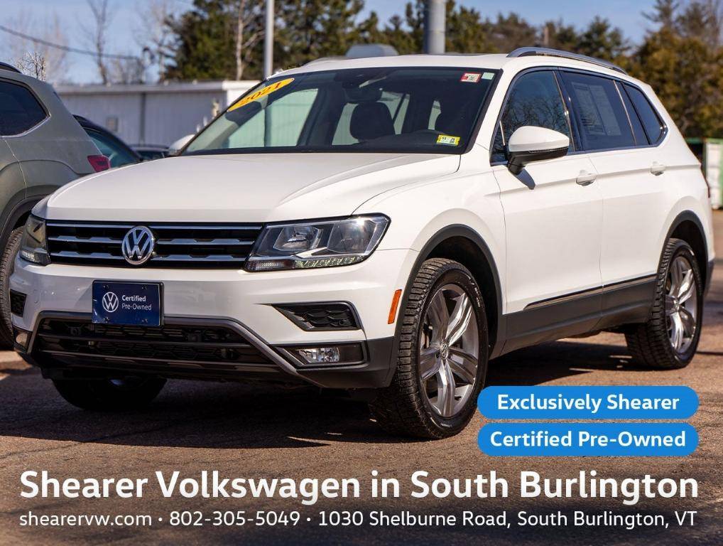2021 Volkswagen Tiguan SEL — SUV — 48,412 mi — South Burlington, VT