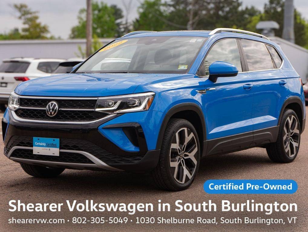 2022 Volkswagen Taos SEL — SUV — 44,211 mi — South Burlington, VT