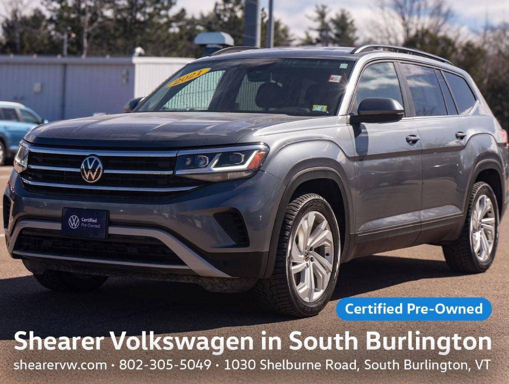 2021 Volkswagen Atlas SE with Technology — SUV — 49,571 mi — South Burlington, VT