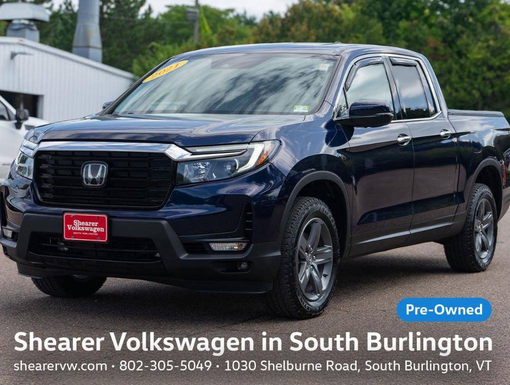 2021 Honda Ridgeline RTL-E — Pickup Truck — 24,679 mi — South Burlington, VT