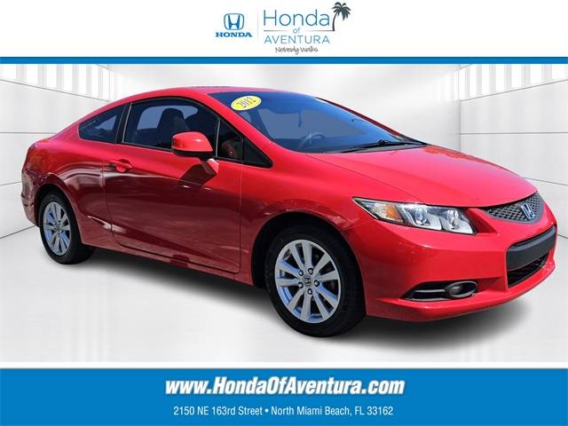 2012 Honda Civic EX — Coupe — 72,065 mi — North Miami Beach, FL