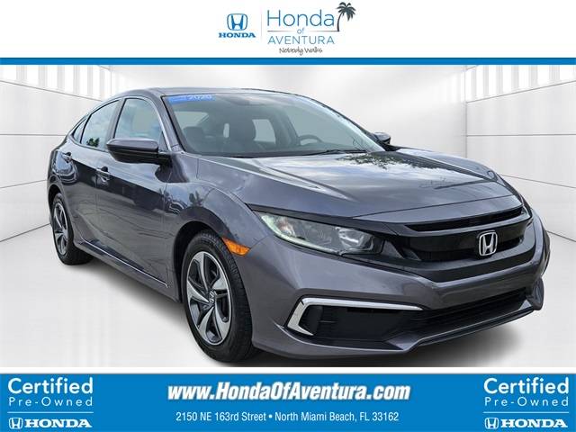 2020 Honda Civic LX — Sedan — 37,129 mi — North Miami Beach, FL
