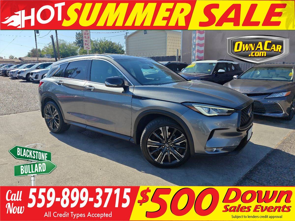 2022 INFINITI QX50 LUXE — SUV — 28,378 mi — Fresno, CA
