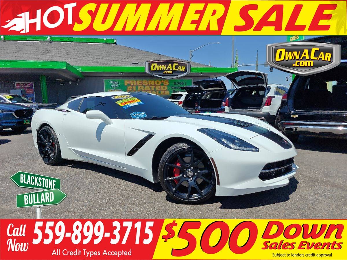 2017 Chevrolet Corvette 1LT — Coupe — 53,984 mi — Fresno, CA