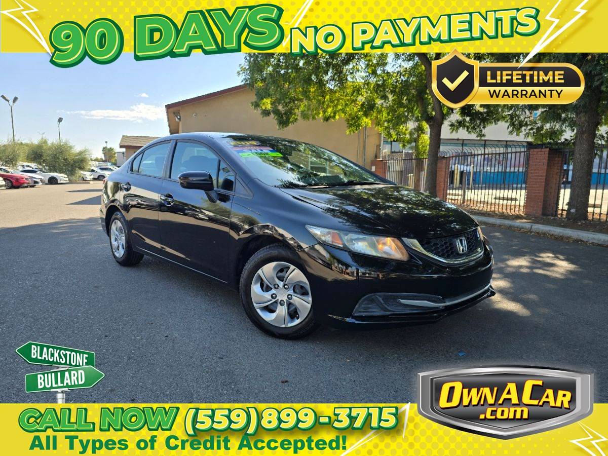 2015 Honda Civic LX — Sedan — 95,606 mi — Fresno, CA