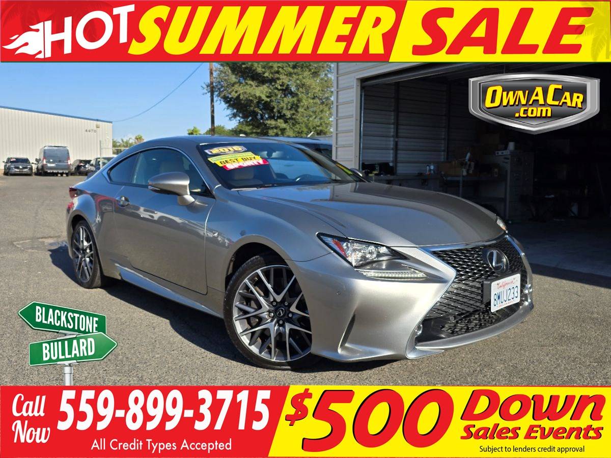 2016 Lexus RC RC 200t — Coupe — 67,119 mi — Fresno, CA