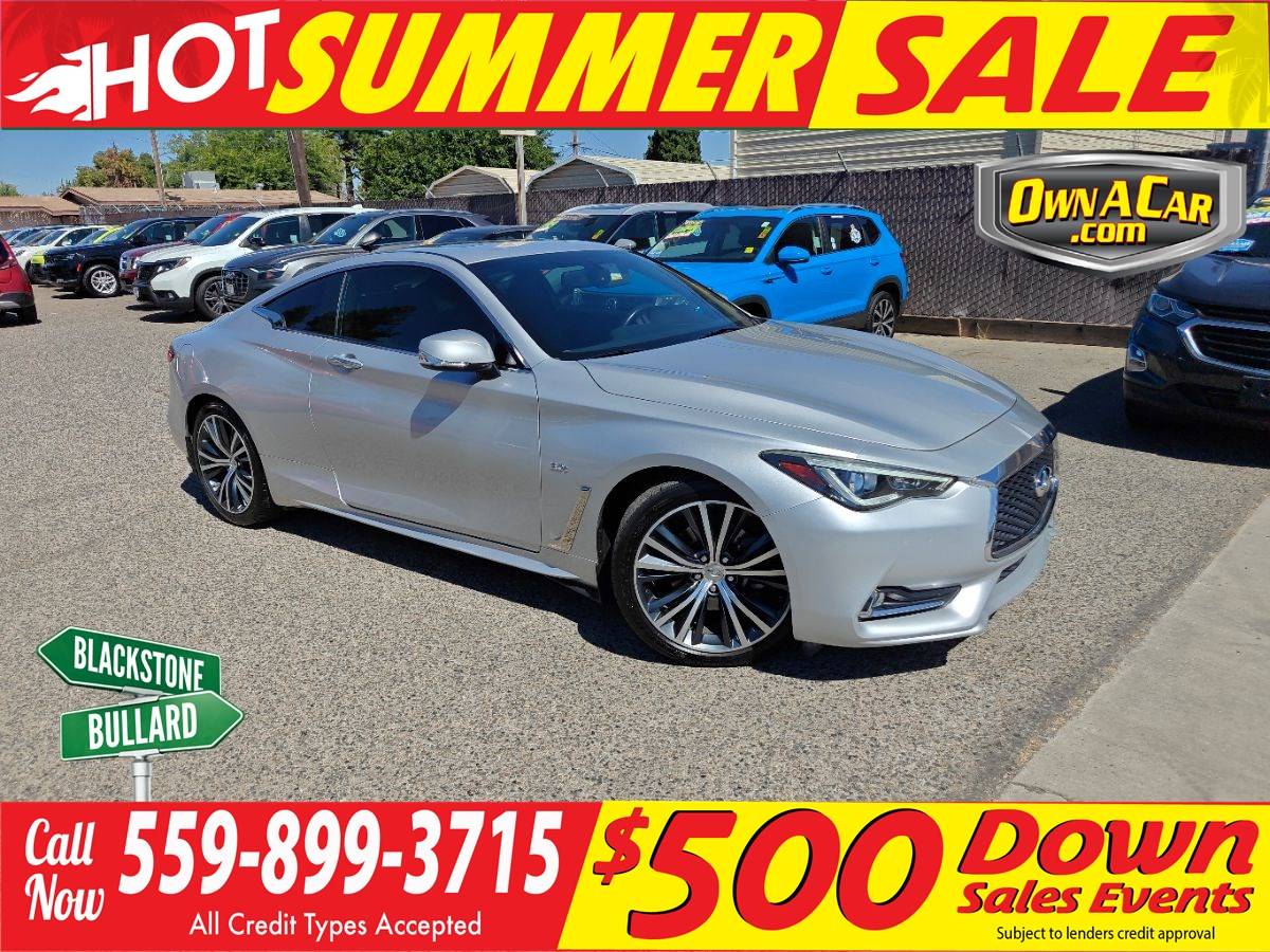 2018 INFINITI Q60 3.0t LUXE — Coupe — 71,118 mi — Fresno, CA