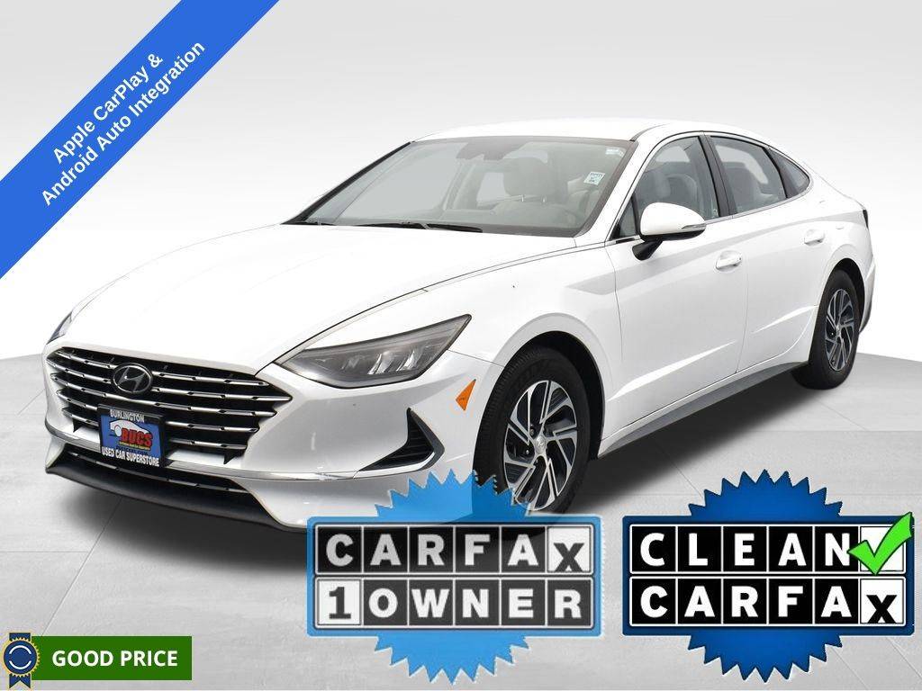 2022 Hyundai Sonata Hybrid Blue — Sedan — 19,860 mi — Burlington, WA