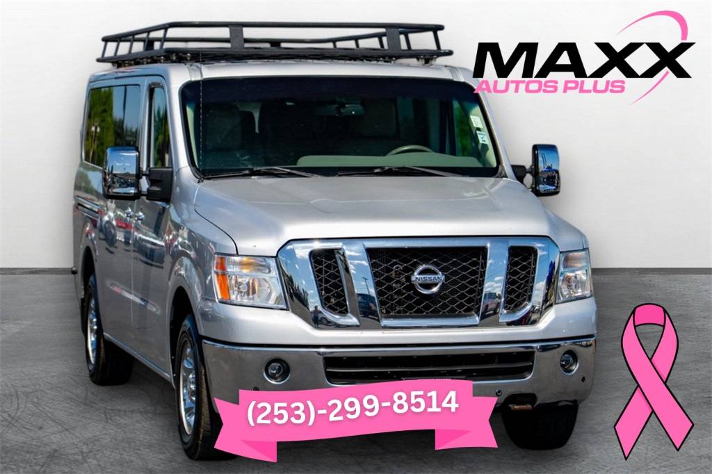 2015 Nissan NV Passenger SL — Passenger Van — 138,692 mi — Puyallup, WA