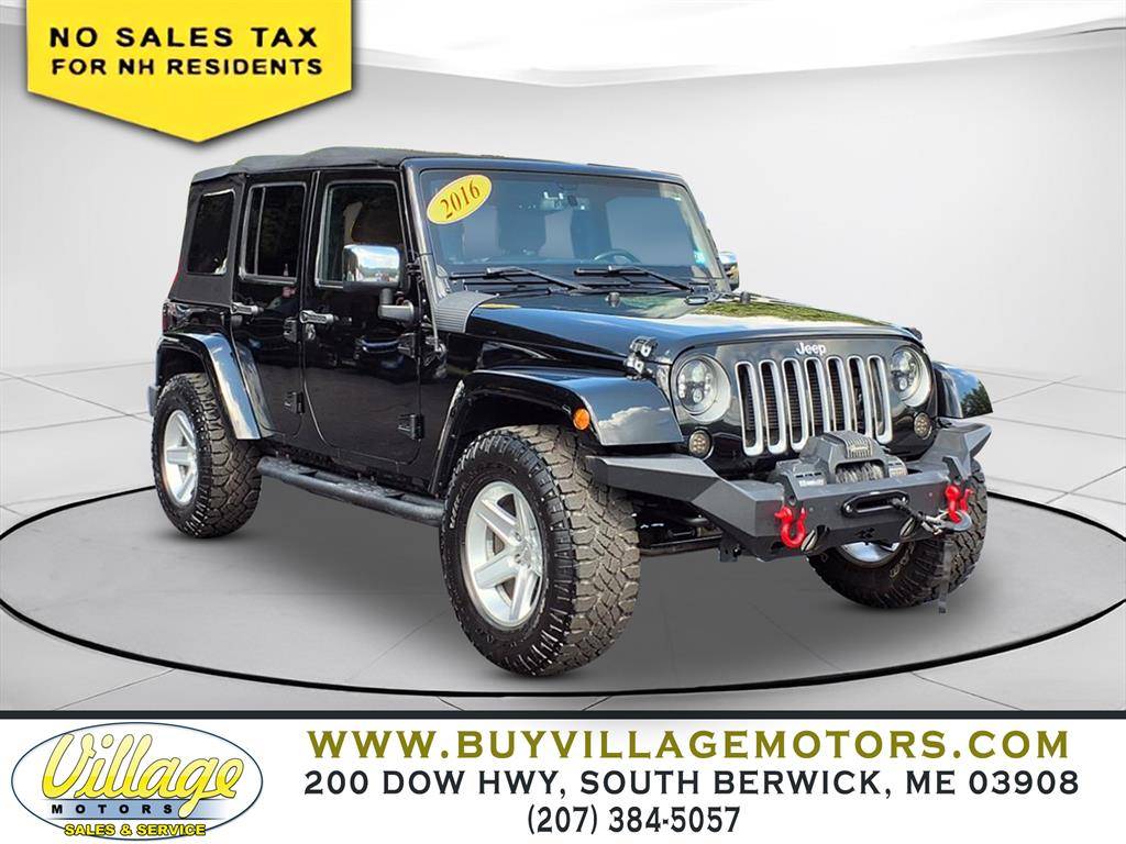 2016 Jeep Wrangler Sahara — SUV — 123,684 mi — South Berwick, ME