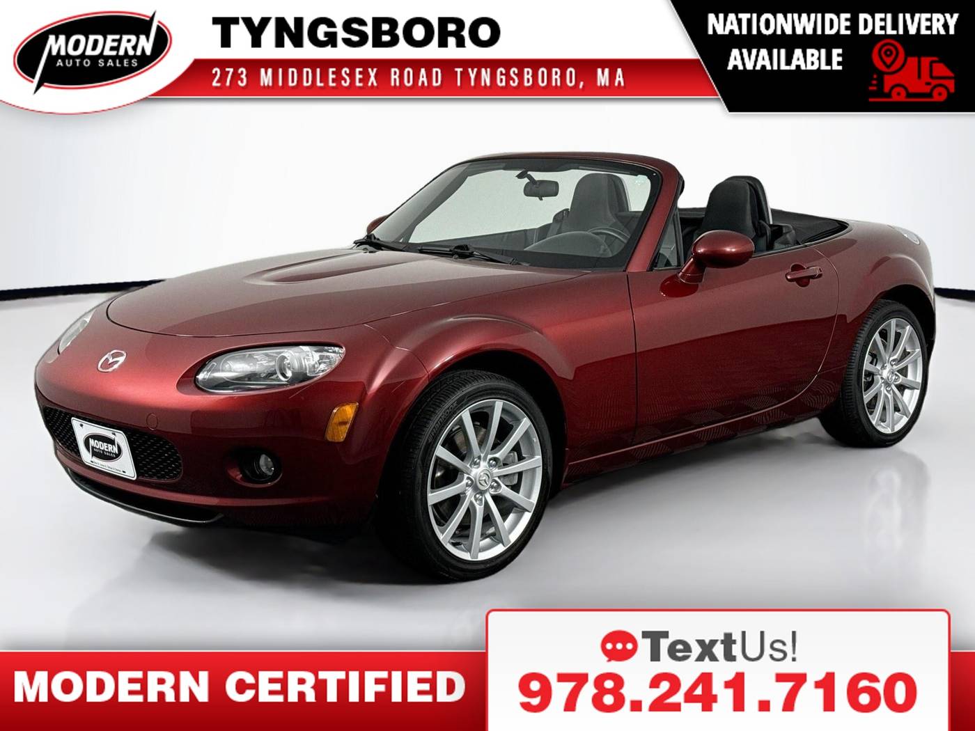 2006 Mazda MX-5 Miata Sport — Convertible — 57,424 mi — Tyngsboro, MA