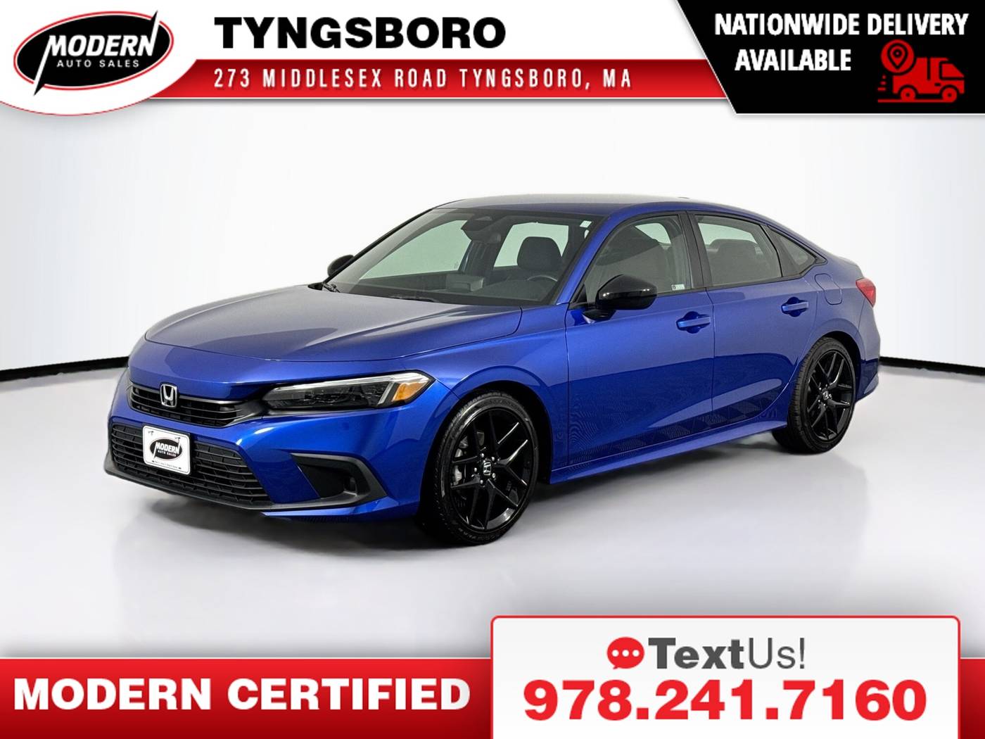 2022 Honda Civic Sport — Sedan — 27,730 mi — Tyngsboro, MA