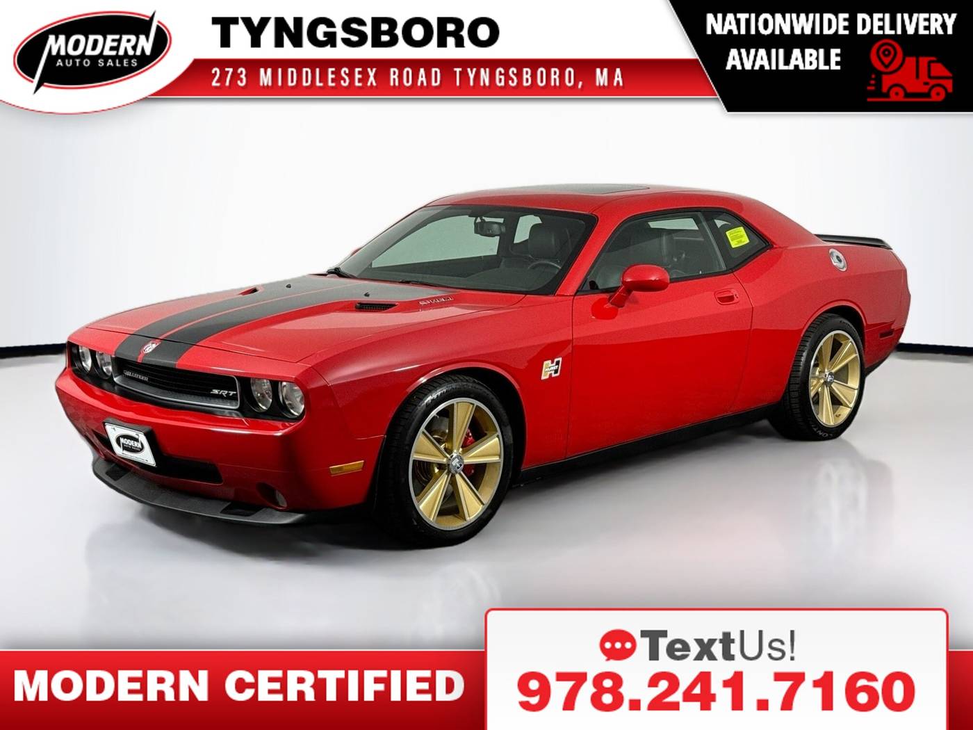 2009 Dodge Challenger SRT8 — Coupe — 38,675 mi — Tyngsboro, MA