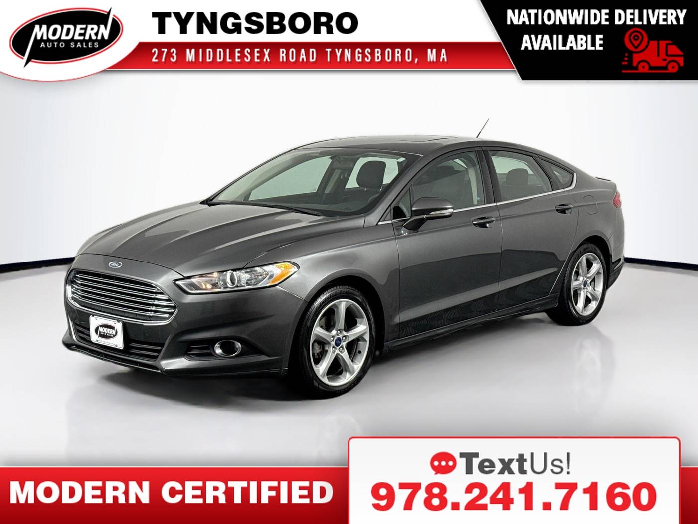 2015 Ford Fusion SE — Sedan — 37,327 mi — Tyngsboro, MA