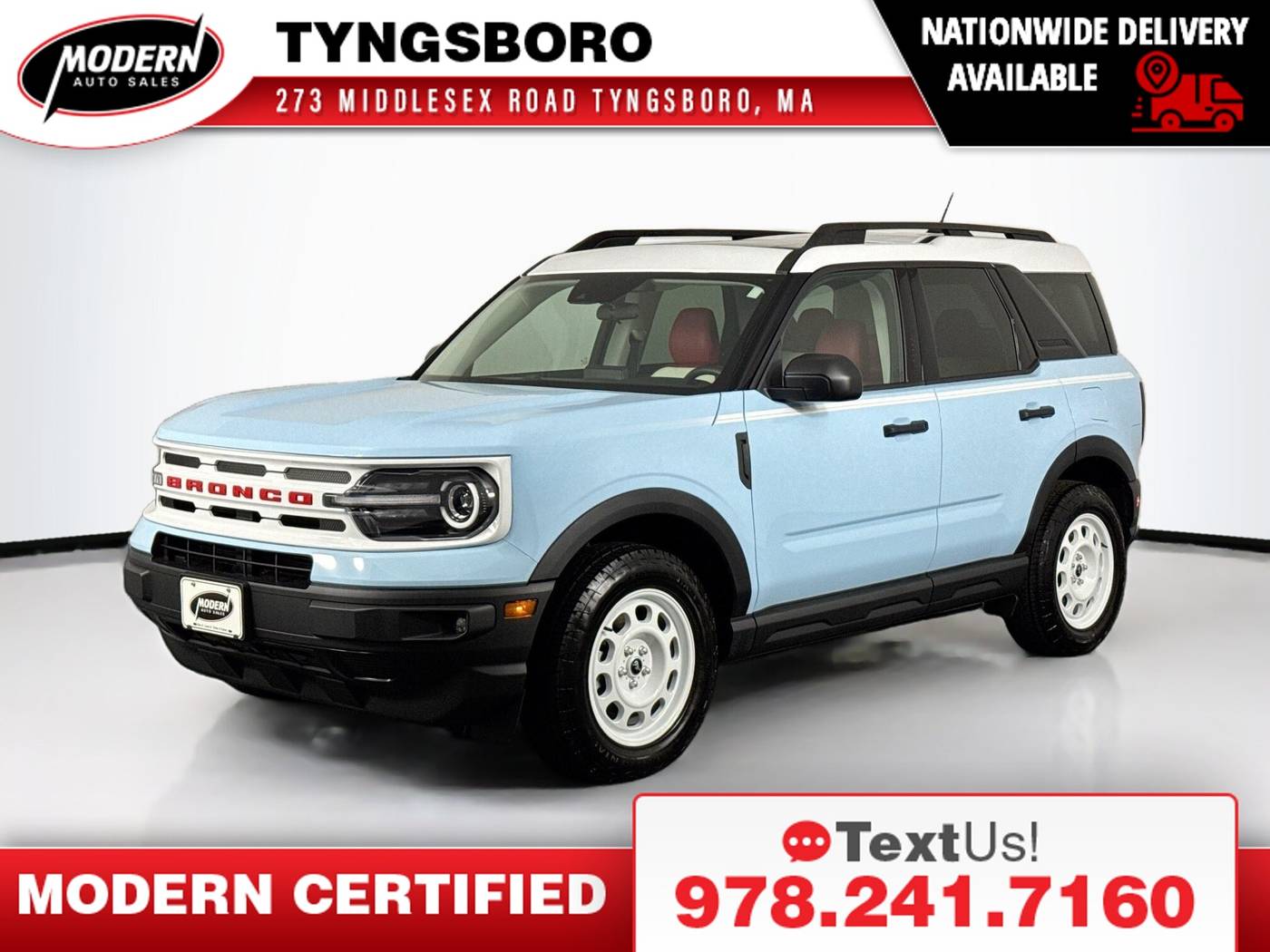 2023 Ford Bronco Sport Heritage — SUV — 4,897 mi — Tyngsboro, MA