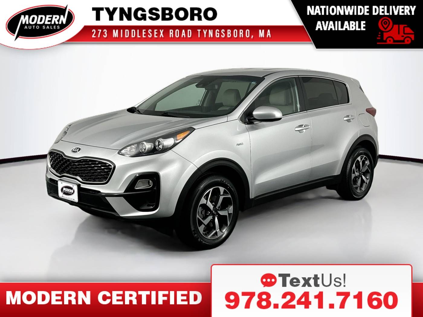 2020 Kia Sportage LX — SUV — 86,665 mi — Tyngsboro, MA