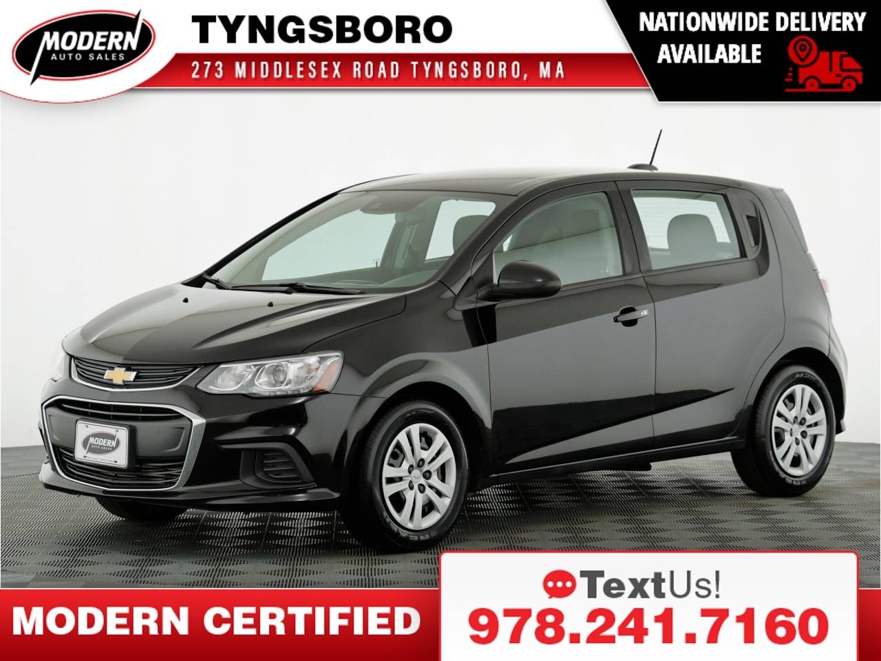2020 Chevrolet Sonic LT — Sedan — 75,571 mi — Tyngsboro, MA
