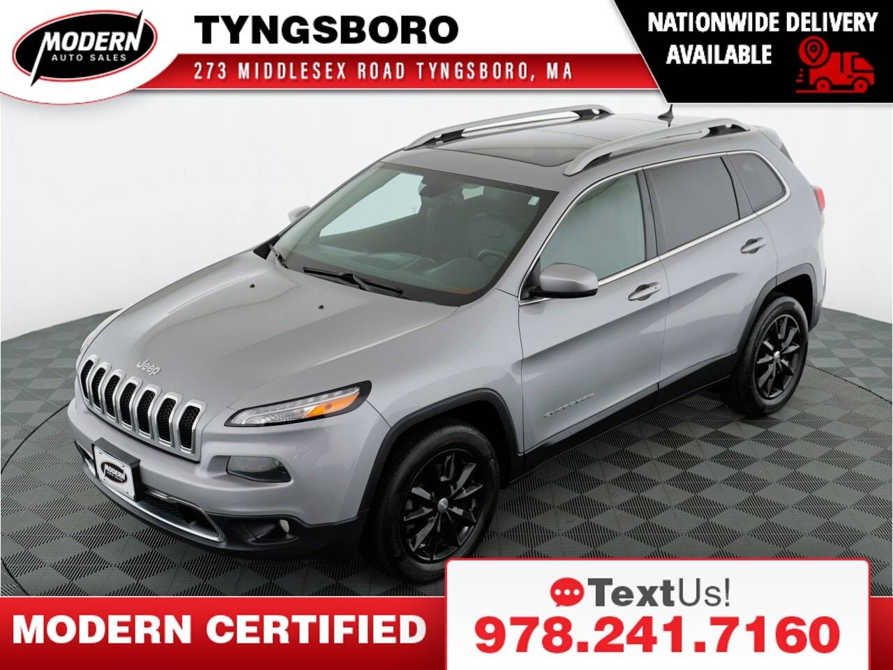 2016 Jeep Cherokee Limited — SUV — 72,724 mi — Tyngsboro, MA