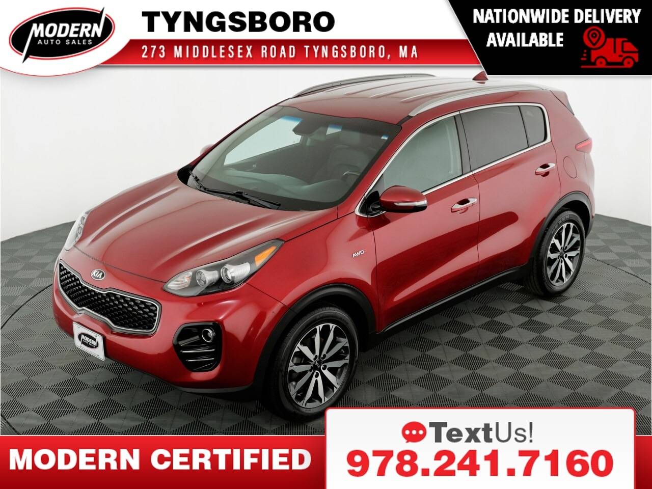 2019 Kia Sportage EX — SUV — 72,762 mi — Tyngsboro, MA