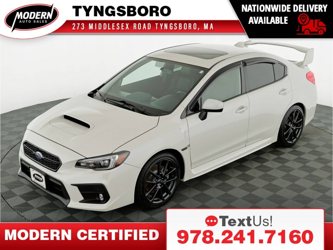 2020 Subaru WRX Limited — Sedan — 34,682 mi — Tyngsboro, MA