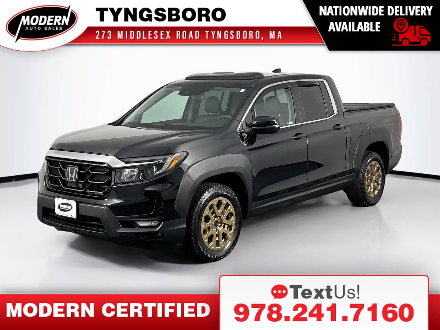 2022 Honda Ridgeline RTL — Pickup Truck — 12,868 mi — Tyngsboro, MA